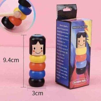 Unbreakable Wooden Man Magic Toy, Wooden Magic