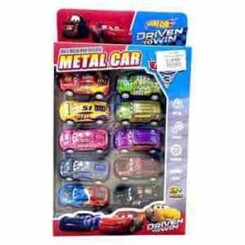 Metal car 10pc box packing