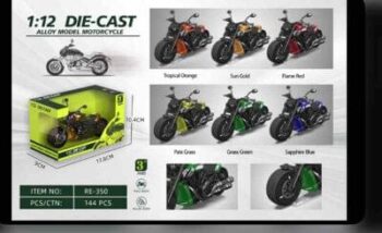 Die cast metal bike