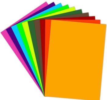 A4  100 coloured sheets