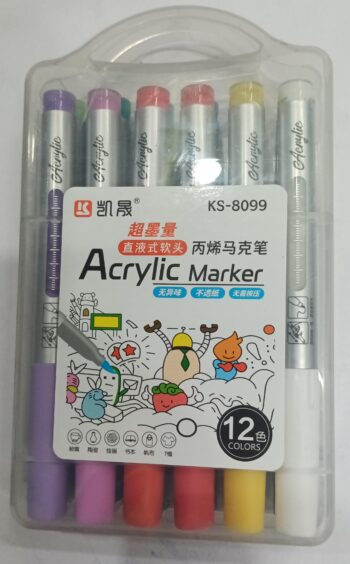 Acrylic marker & Brush pen