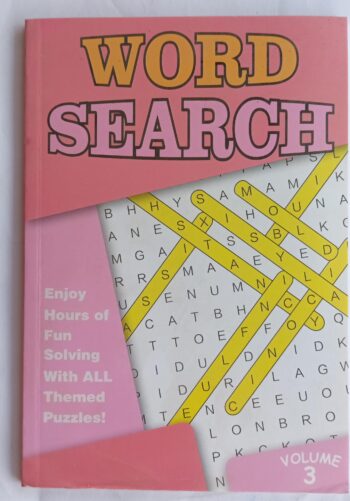 Word search kids book