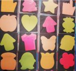 Different shapes sticky notes