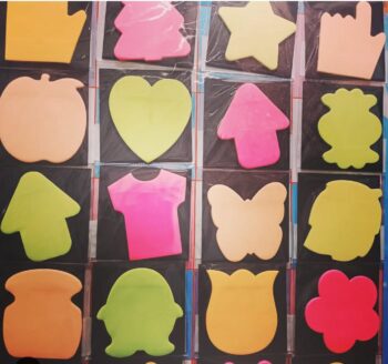 Different shapes sticky notes