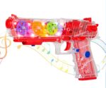 3D Concept Gear Toy Gun with Flashing LED Lights