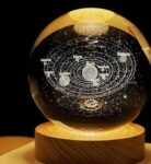 3D Universe Crystal Ball Light Lamp