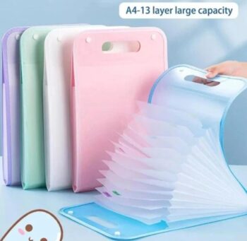 A4 Paper File Folder, Multi-Layer Expanding Folder
