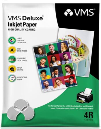 VMS Deluxe inkjet paper (4×6inch)