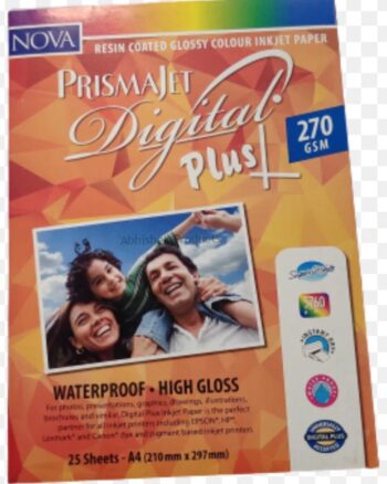 Nova Prismajet A4 270 Gsm Photo Paper Rc Coated