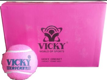 VICKY pink cricket tennis ball