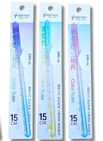 Multicolor 15cm Triangle Shape Scale