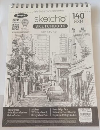 Sketcho A4( size:8.3"×11.5")