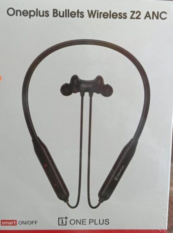 OnePlus Bullets Wireless Z2 ANC neckband earphones.