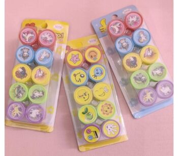 Coloring & 10 pcs Stamping Set