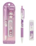 0.7mm Mechanical Pencil Set – 15cm Cute Purple Pencil & 6cm HB Lead Refills