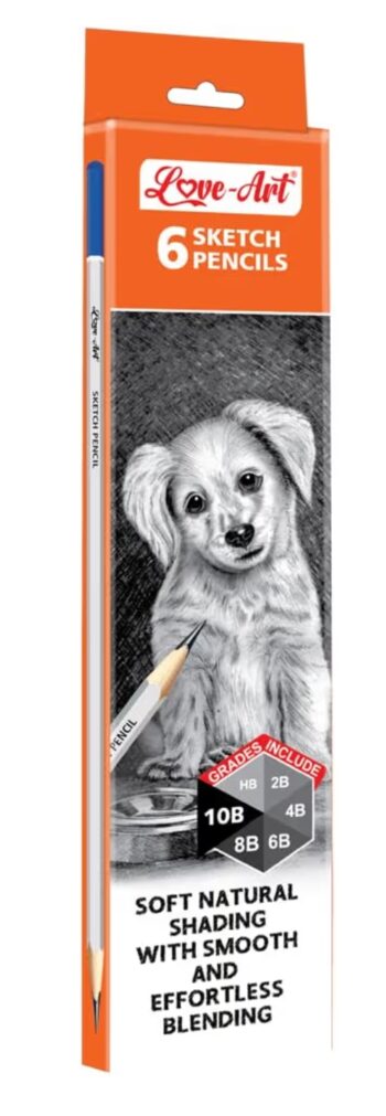 Artline Love Art Ultra Dark Sketch Pencil Set