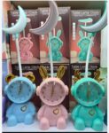 Silicone Cartoon Clock with moon Night Light