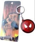 Spiderman Comic Mask Shape Spinning 360 Degree High quality Metal Key Chain