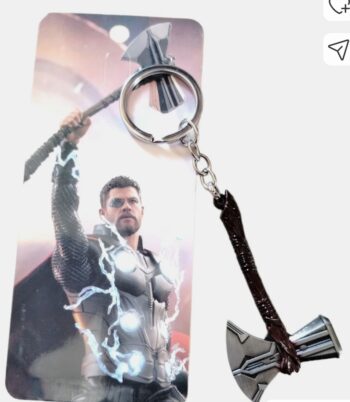 Avenger Thor Weapon Big Size AXE Metal Key chain