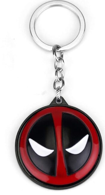 Superhero-Inspired Rotating Metal Keychain