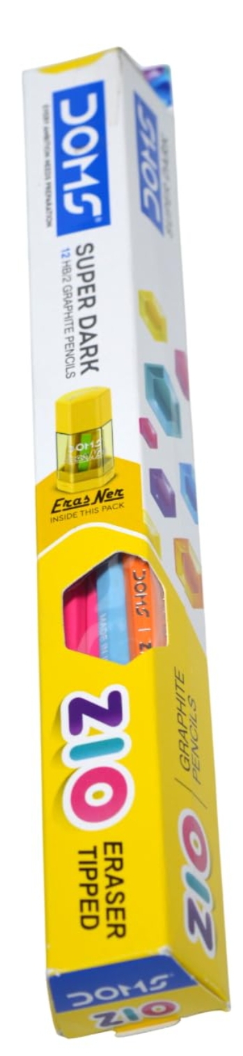 ZIO pencil(pack of 10pencil , one 2 in 1 sharpeners)