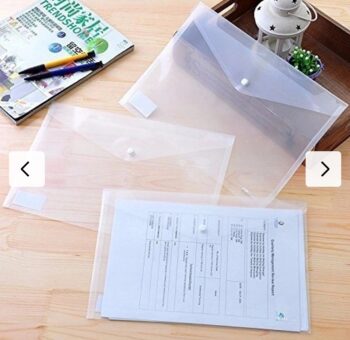 Button File Transparent Clear 14 Mic