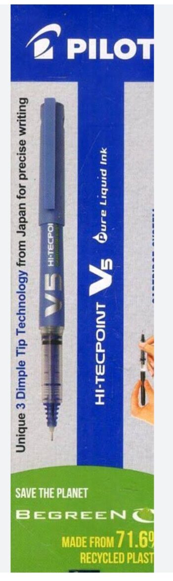 Pilot v5 Blue Pen