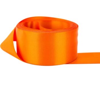 ( 5 pcs ) 1 inch Orange Satten Ribbon