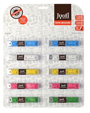 Durable Soft Flexible Inch Tape for Measurement, Length 60 Inches / 150cm - Width 13mm -