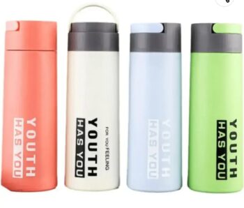 glass bottle 400 ml with handle