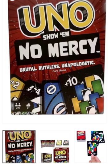 Uno No Mercy Card