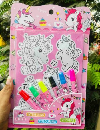 Painting Stationery Kit, 6 Drawing Sheets with Easel,