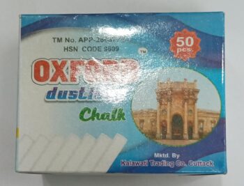 OXFORD Dustless white chalk (pack of 50 sticks)