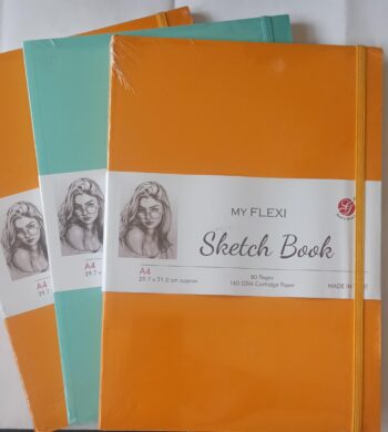 Sketch Book (160GSM Cartridge Paper,80 Pages,A4 29.7×21.0cm