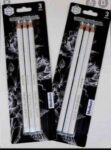 KS 3Pc White Charcol Pencil