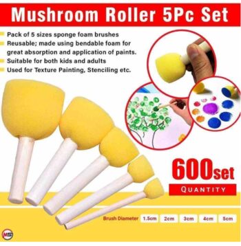 5Pc Mushroom Roller Se