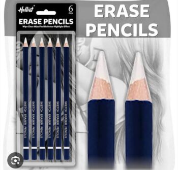 Eraser Pencils - 6 pcs