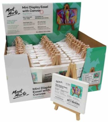 MONT MARTE 8*10CM MINI CANVAS WITH EASEL