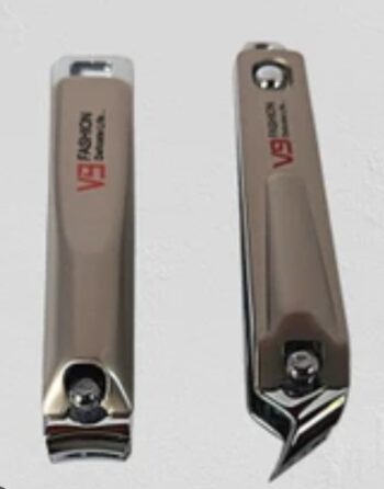 Premium Stainless Steel Nail Clipper Heavy Duty Sharp Curved Blade Nail Cutter for Finger & Toe Nails