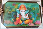 Ganesh photo frame(Size:52cm ×30cm)