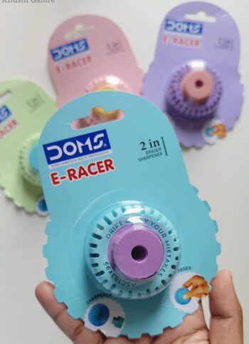 Doms E racer 2 in 1 Eraser & Sharpener