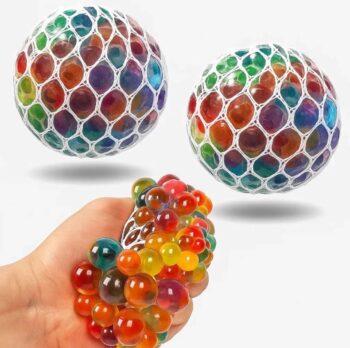 Squishy Stress Ball for Kids Squeeze Toy Pressure Relieve Anti-Stress Anti Anxiety Multicolor